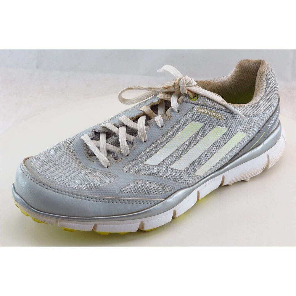 adidas Running Shoes White Fabric Women 6.5 Medium